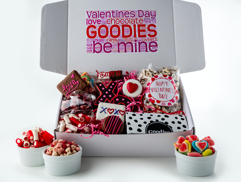 Sweets For My Valentine Popcorn And Candy Gift by